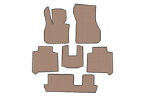 BMW 2-sarja Active Tourer F45/F46 2014–2021 Carsuit kumimatot (3 riviä, F46, beige) kuva 1