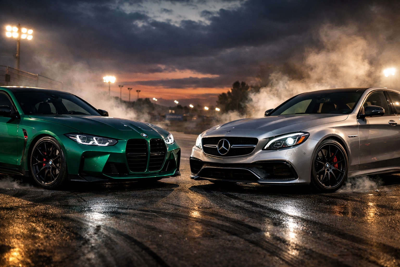 Vertailu: BMW M3 vs Mercedes C63