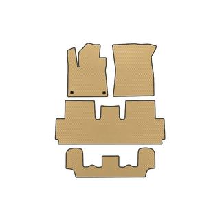 EVA-auton lattiamatot (Grand, 3 riviä, beige) Citroen C-4 Picasso 2013–2022