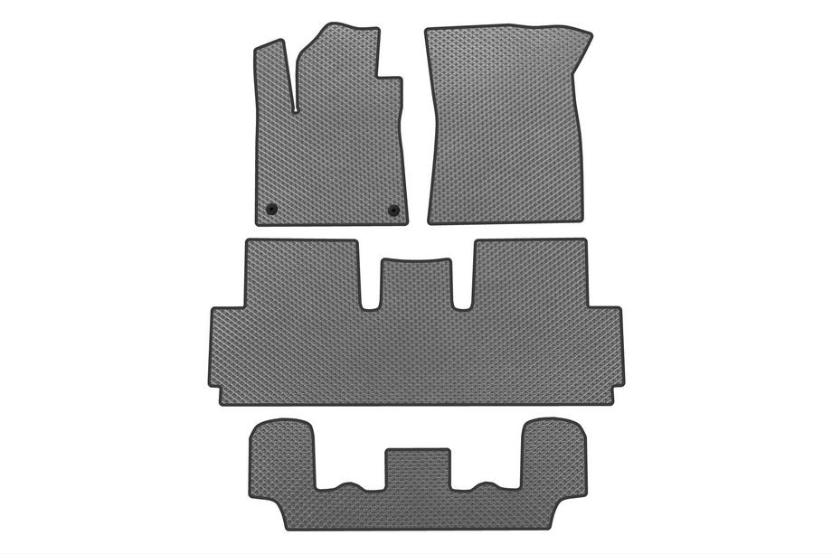 Citroen C-4 Picasso 2013–2022 EVA-matot (Grand, 3 riviä, harmaa) Image
