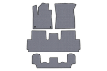 Citroen C-4 Picasso 2013–2022 Carsuit-kumimatot (Grand, 3 riviä, harmaa) kuva 1