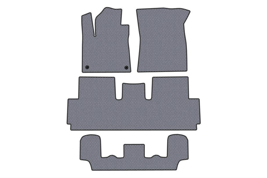 Citroen C-4 Picasso 2013–2022 Carsuit-kumimatot (Grand, 3 riviä, harmaa) Image