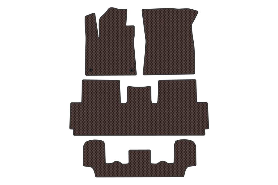 Citroen C-4 Picasso 2013–2022 Kumimattosarja Carsuit (Grand, 3 riviä, ruskea) Image