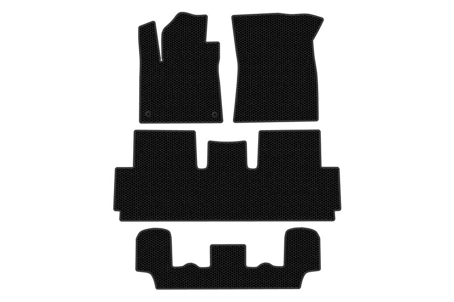Citroen C-4 Picasso 2013–2022 Kumimattosarja Carsuit (Grand, 3 riviä, musta) Kuva 1