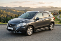 Suzuki SX4 S-Cross 2013–2016 Allmond Black sivuportaat (2 kpl, alumiini) kuva 1