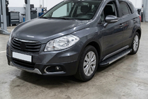 Suzuki SX4 S-Cross 2013–2016 Duru sivuportaat (2 kpl, alumiini) kuva 1