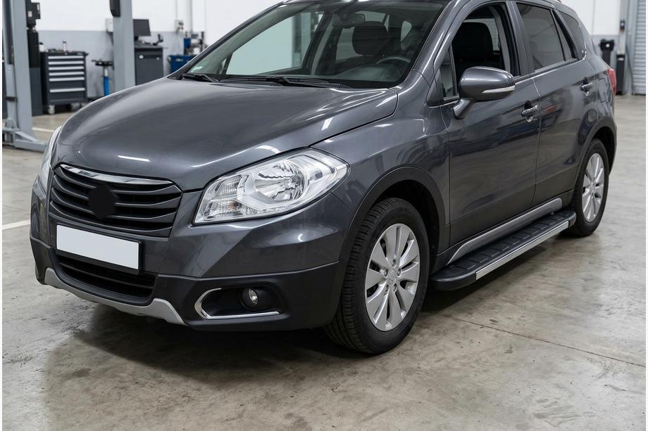 Suzuki SX4 S-Cross 2013–2016 Duru sivuportaat (2 kpl, alumiini) Image