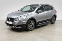 Suzuki SX4 S-Cross 2013–2016 Sivuporrast Bosphorus Black (2 kpl, alumiini) kuva 1