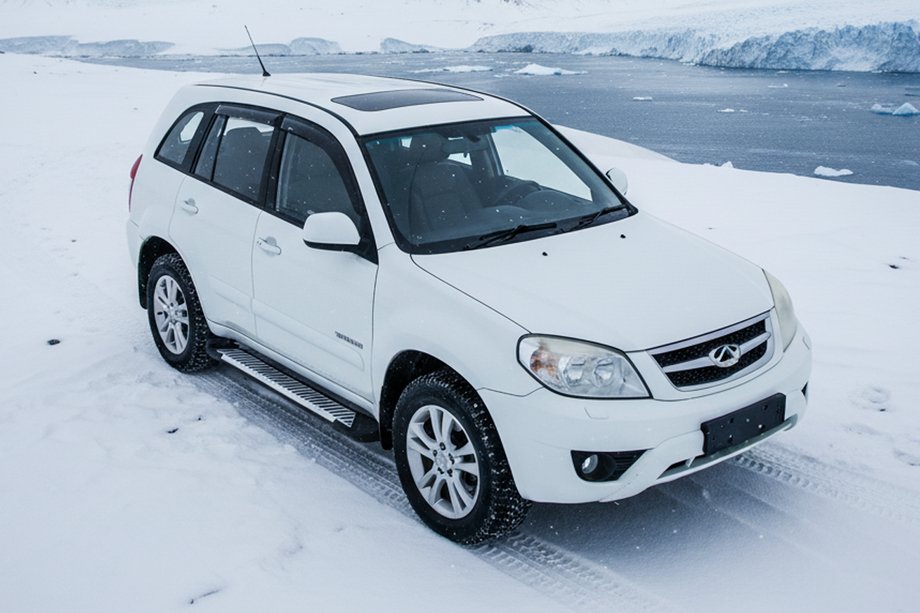 Chery Tiggo 3 2005– Line-sivuporrassarja (2 kpl, alumiini) Image