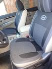 Hyundai Santa Fe 2 2006–2012 Auton istuinsuojat (keinonahka→kangas, Premium) kuva 8