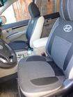 Hyundai Santa Fe 2 2006–2012 Auton istuinsuojat (keinonahka→kangas, Premium) kuva 9