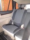Hyundai Santa Fe 2 2006–2012 Auton istuinsuojat (keinonahka→kangas, Premium) kuva 11