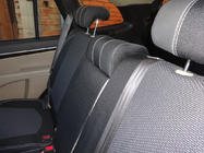 Hyundai Santa Fe 2 2006–2012 Auton istuinsuojat (keinonahka→kangas, Premium) kuva 18