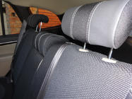 Hyundai Santa Fe 2 2006–2012 Auton istuinsuojat (keinonahka→kangas, Premium) kuva 21
