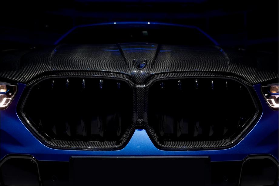 BMW X6 G06 2019–2027 Säleikön kehyslista LRT (2023+, Carbon) Image
