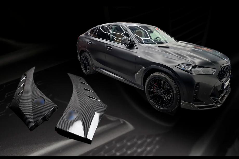 BMW X6 G06 2019–2027 LRT lokasuojan levikkeet (2023+, hiilikuitu) Image