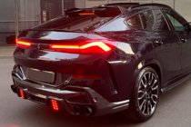 BMW X6 G06 2019–2027 Takapuskurin diffuusori LRT-pakoputkenpäillä (M-Sport 2023+, Carbon) kuva 3