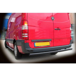 Takasuojakaari AK002 Black (ruostumaton teräs) Mercedes Sprinter W906 2006–2018 kuva 1
