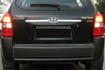 Hyundai Tucson JM 2004– Takasuojakaari AK002 Black (ruostumaton teräs) kuva 1