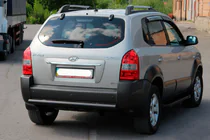 Hyundai Tucson JM 2004– Takasuojakaari AK002 Black (ruostumaton teräs) kuva 2