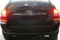 Kia Sportage 2004–2010 Takasuojakaari AK002 Black (ruostumaton teräs) kuva 3