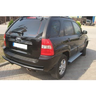 Takasuojakaari AK002 Black (ruostumaton teräs) Kia Sportage 2004–2010 kuva 2