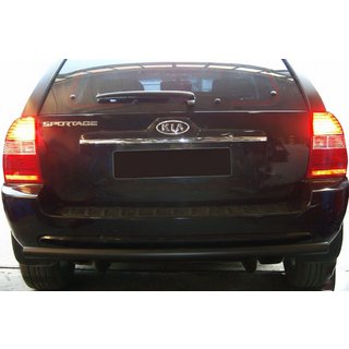 Takasuojakaari AK002 Black (ruostumaton teräs) Kia Sportage 2004–2010 kuva 3