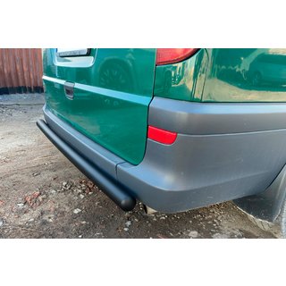 Takasuojakaari AK002 Black (ruostumaton teräs) Mercedes Vito W639 2004–2014 kuva 2