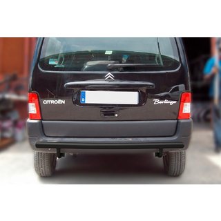 Takaosan suojakaari Black (ruostumaton teräs) Citroen Berlingo 1996–2008 kuva 1