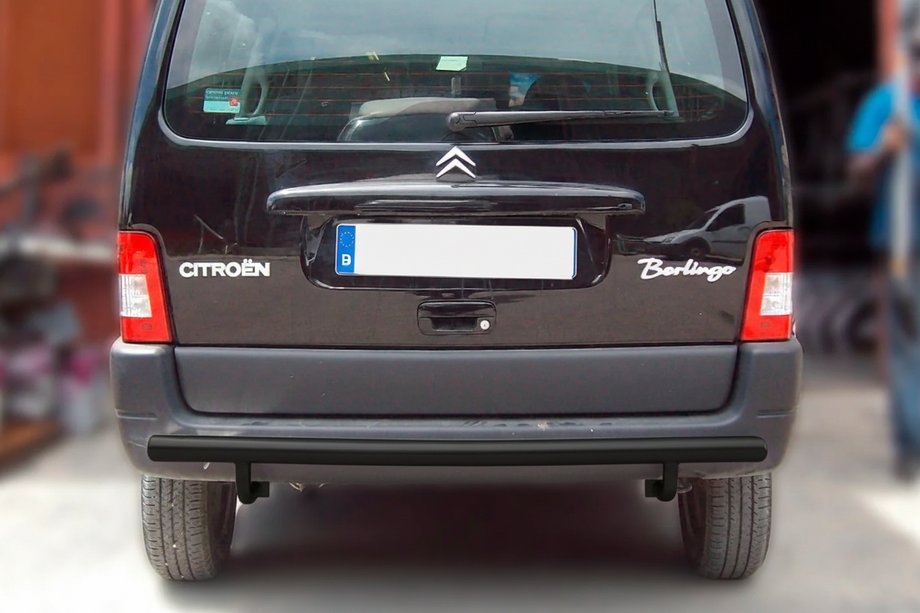 Citroen Berlingo 1996–2008 Takaosan suojakaari Black (ruostumaton teräs) Image