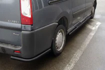 Citroen Jumpy 2007–2017 Takakulmaputket Black (2 kpl, ruostumaton teräs) kuva 1