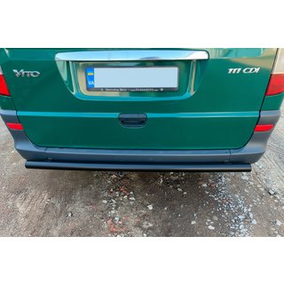 Takasuojakaari AK002 Black (ruostumaton teräs) Mercedes Viano 2004–2014 kuva 2
