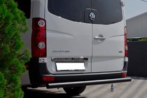 Volkswagen Crafter 2006–2016 Takasuojakaari AK002 Black (ruostumaton teräs) kuva 2