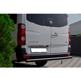 Takasuojakaari AK002 Black (ruostumaton teräs) Volkswagen Crafter 2006–2016 kuva 2