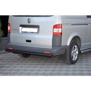 Takasuojakaari AK002 Black (ruostumaton teräs) Volkswagen T5 Caravelle 2004–2010 kuva 3