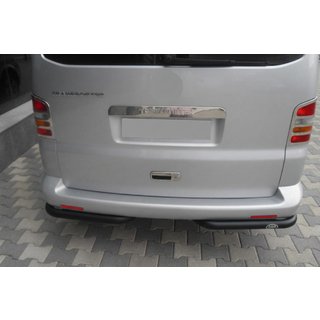 Takakulmasuojat AK003 Black (2 kpl, ruostumaton teräs) Volkswagen T5 Transporter 2003–2010 kuva 1