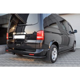 Takakulmasuojat AK003 Black (2 kpl, ruostumaton teräs) Volkswagen T5 Transporter 2003–2010 kuva 3