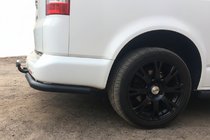 Volkswagen T5 Caravelle 2004–2010 Takakulmapalat AK003 Black (2 kpl, ruostumaton teräs) kuva 2