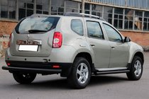 Renault Duster 2008–2017 Takakaari suora Black (ruostumaton teräs) kuva 2