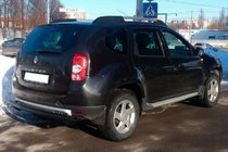 Dacia Duster 2008–2018 Takakaari suora Black (ruostumaton teräs) kuva 4