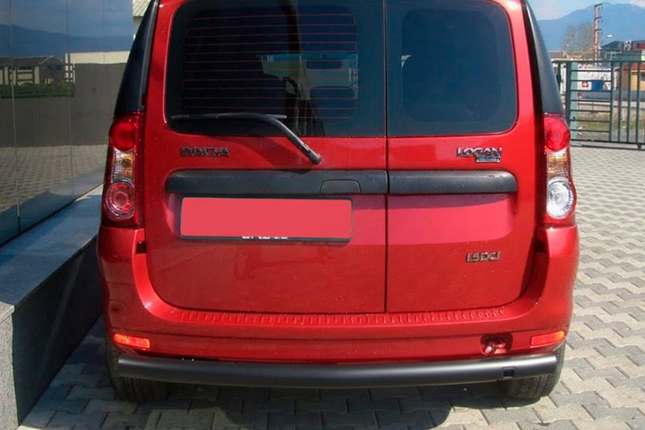 Renault Logan MCV 2005–2013 Takakaari Black (ruostumaton teräs) Image