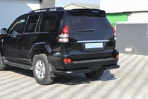 Toyota Land Cruiser Prado 120 2002–2009 Takakulmapalat AK003 Black (2 kpl, ruostumaton teräs) kuva 3