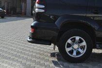 Toyota Land Cruiser Prado 120 2002–2009 Takakulmapalat AK003 Black (2 kpl, ruostumaton teräs) kuva 7