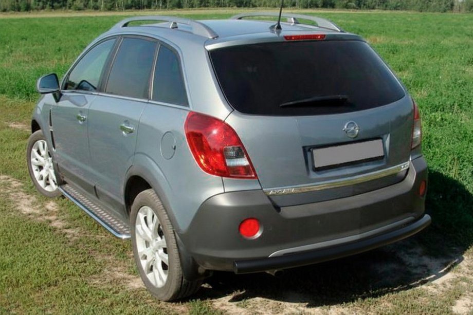 Opel Antara 2006–2017 Takasuojakaari AK002 Black (ruostumaton teräs) Image