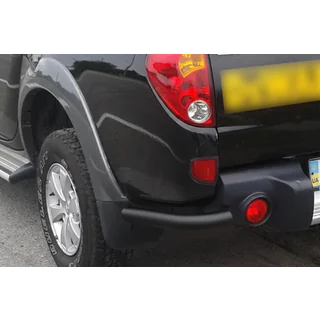 Takakulmat AK003 Black (2 kpl, ruostumaton teräs) Mitsubishi L200 2006–2015 kuva 2
