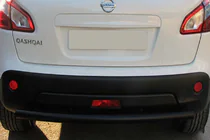 Nissan Qashqai 2010–2014 Takakaari suora Black (ruostumaton teräs) kuva 2