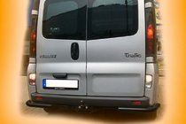 Nissan Primastar 2002–2014 Taka-kulmapalat AK003 Black (ruostumaton teräs) kuva 3