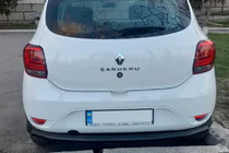 Renault Sandero 2013–2022 Takasuojakaari AK002 Black (ruostumaton teräs) kuva 2