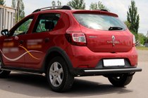 Dacia Sandero 2013–2020 Takasuojakaari AK002 Black (ruostumaton teräs) kuva 2