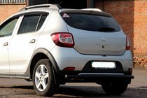 Dacia Sandero 2013–2020 Takasuojakaari AK002 Black (ruostumaton teräs) kuva 3